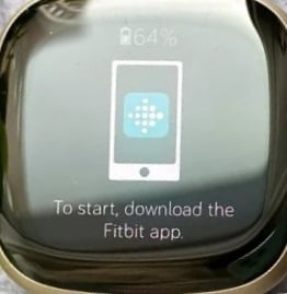 Fitbit Versa 3 Stuck