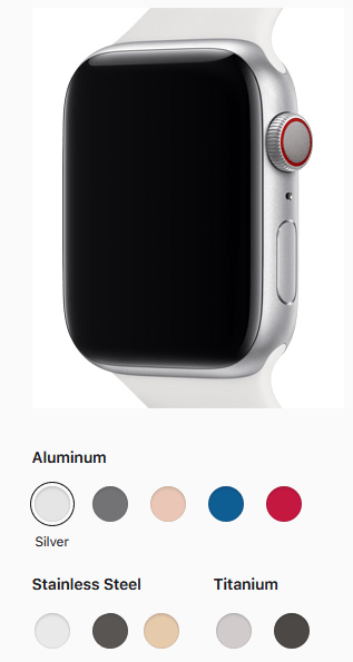 Apple Watch Series 6 Colors